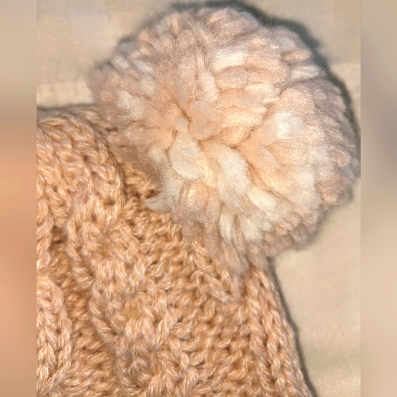 Laura Ashley Baby Lined Pom Pom Beanie Hat - Picture 4 of 7